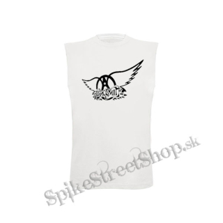 AEROSMITH - Logo Motive 2 - biele detské tričko bez rukávov