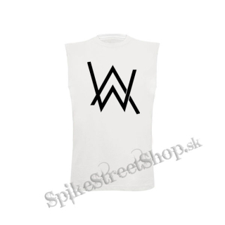 ALAN WALKER - Logo - biele detské tričko bez rukávov