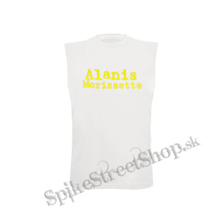ALANIS MORISSETTE - Logo - biele detské tričko bez rukávov