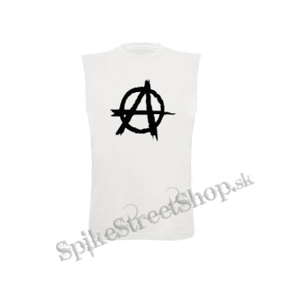 ANARCHY - Znak 2 - biele detské tričko bez rukávov