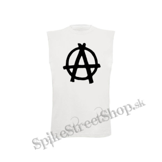 ANARCHY - Znak - biele detské tričko bez rukávov