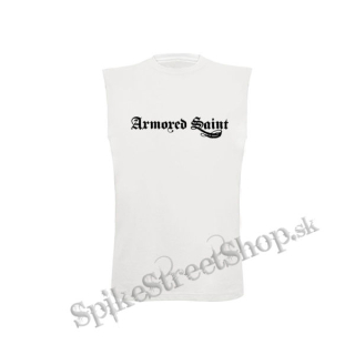 ARMORED SAINT - Logo - biele detské tričko bez rukávov