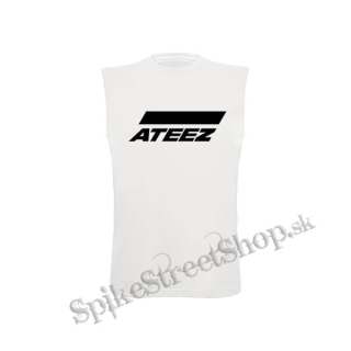 ATEEZ - Logo - biele detské tričko bez rukávov
