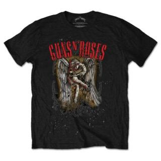 GUNS N ROSES - Sketched Cherub - čierne pánske tričko