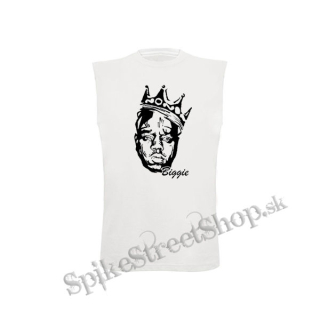 BIGGIE SMALLS - Portrait - biele detské tričko bez rukávov