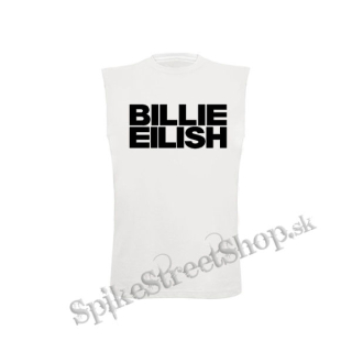 BILLIE EILISH - Logo Bold - biele detské tričko bez rukávov