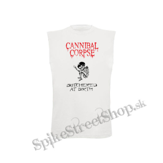 CANNIBAL CORPSE - Butchered At Birth - biele detské tričko bez rukávov