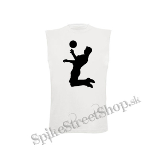 CRISTIANO RONALDO - Silhouette - biele detské tričko bez rukávov
