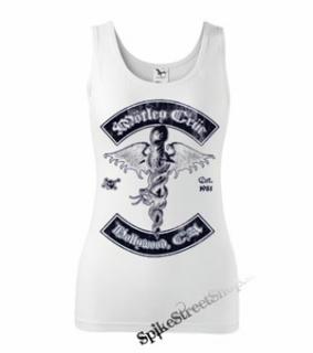 MOTLEY CRUE - Caduceus - Ladies Vest Top - biele