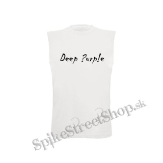 DEEP PURPLE - Logo 2013-2017 - biele detské tričko bez rukávov