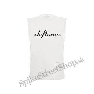 DEFTONES - Logo - biele detské tričko bez rukávov