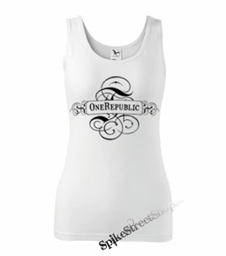 ONEREPUBLIC - Logo - Ladies Vest Top - biele