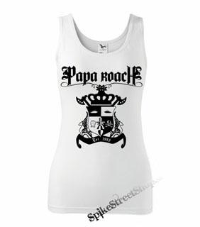 PAPA ROACH - Logo - Ladies Vest Top - biele