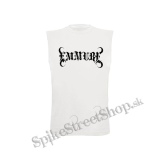 EMMURE - Logo - biele detské tričko bez rukávov