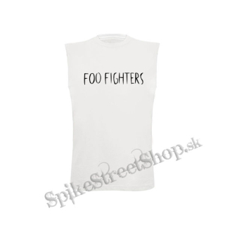 FOO FIGHTERS - Logo Simple - biele detské tričko bez rukávov