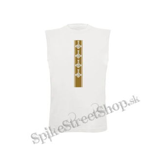 GHOST - Gold Logo Motive 2 - biele detské tričko bez rukávov