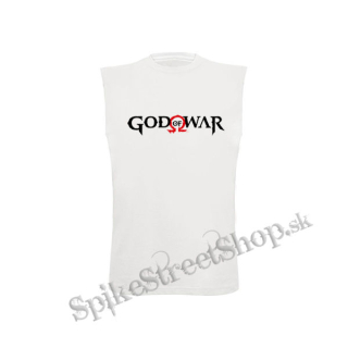GOD OF WAR - Logo - biele detské tričko bez rukávov
