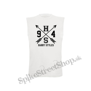 HARRY STYLES - Logo Crest - biele detské tričko bez rukávov