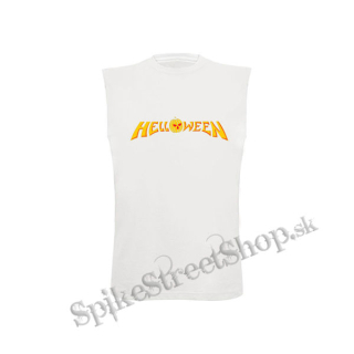 HELLOWEEN - Yellow Red Classic Logo 80 Years - biele detské tričko bez rukávov