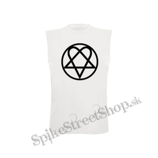 HIM - Heartagram - biele detské tričko bez rukávov