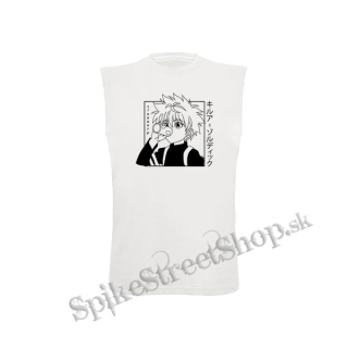 HUNTER X - Killue Manga Anime Portrait - biele detské tričko bez rukávov