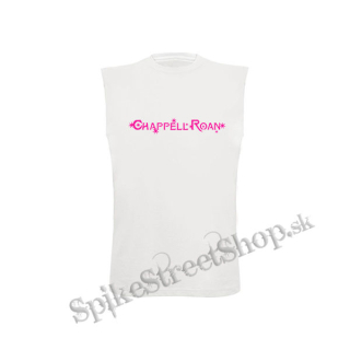 CHAPPELL ROAN - PINK LOGO - biele detské tričko bez rukávov