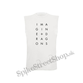 IMAGINE DRAGONS - Boxes - biele detské tričko bez rukávov