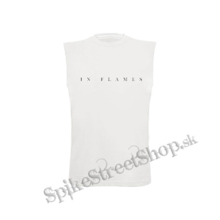 IN FLAMES - Plan Logo - biele detské tričko bez rukávov