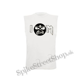 IRON MAIDEN - I Love Iron Maiden Black Eddie - biele detské tričko bez rukávov