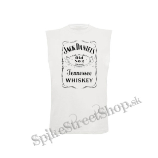 JACK DANIELS - Tennessee Whiskey - biele detské tričko bez rukávov