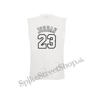 JORDAN 23 - Logo - biele detské tričko bez rukávov