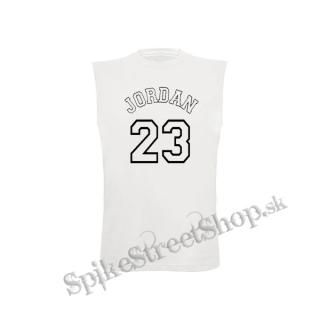 JORDAN 23 - Logo Motive 2 - biele detské tričko bez rukávov