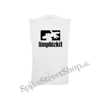 LIMP BIZKIT - Spray Logo - biele detské tričko bez rukávov