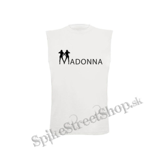 MADONNA - Logo - biele detské tričko bez rukávov