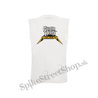 METALLICA - Guitar Hero - biele detské tričko bez rukávov
