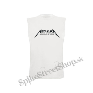 METALLICA - Hardwired To Self Destruct - biele detské tričko bez rukávov