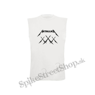 METALLICA - Lightning - biele detské tričko bez rukávov
