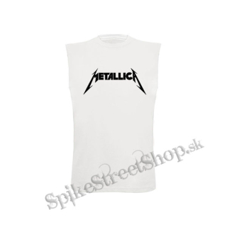 METALLICA - Logo - biele detské tričko bez rukávov