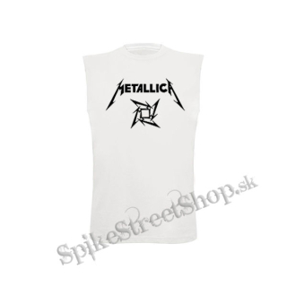 METALLICA - Ninja Logo - biele detské tričko bez rukávov
