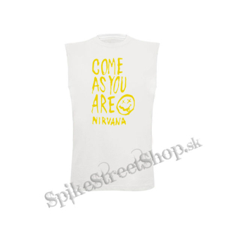 NIRVANA - Come As You Are - biele detské tričko bez rukávov