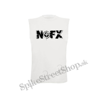 NOFX - Logo - biele detské tričko bez rukávov