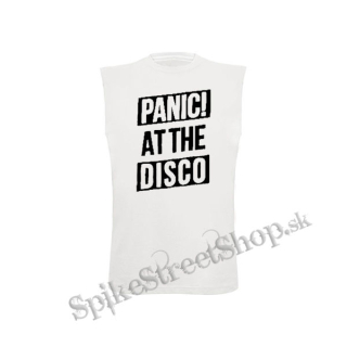 PANIC AT THE DISCO - Big Logo - biele detské tričko bez rukávov