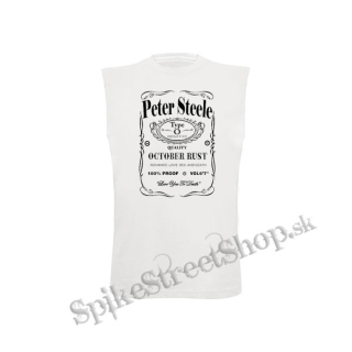 PETER STEELE - Jack Daniels Crest - biele detské tričko bez rukávov