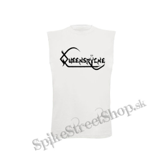 QUEENSRYCHE - Logo Old School - biele detské tričko bez rukávov
