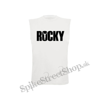 ROCKY - Rocky Balboa Movie Logo - biele detské tričko bez rukávov