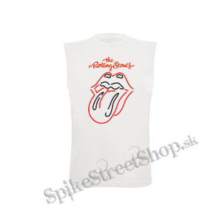 ROLLING STONES - Custom Tongue - biele detské tričko bez rukávov