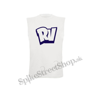 RUMBLEVERSE - Logo CREST - biele detské tričko bez rukávov