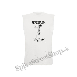SEPULTURA - Chaos AD - biele detské tričko bez rukávov