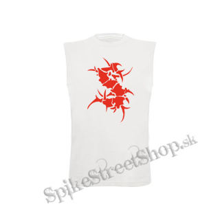 SEPULTURA - Red Logo - biele detské tričko bez rukávov