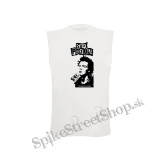 SEX PISTOLS - Sid Vicious - biele detské tričko bez rukávov